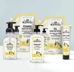 J.R. Watkins lemon scent liquid hand wash refill for daily use