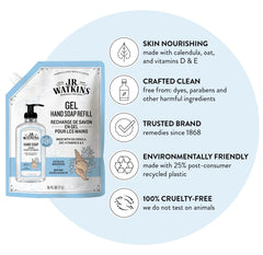 JR Watkins Ocean Breeze liquid hand wash bottle ready to fill for convenient refills.