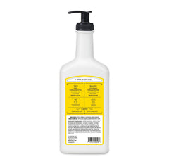 J.R. Watkins pump dispenser design reduces waste and mess during application.
