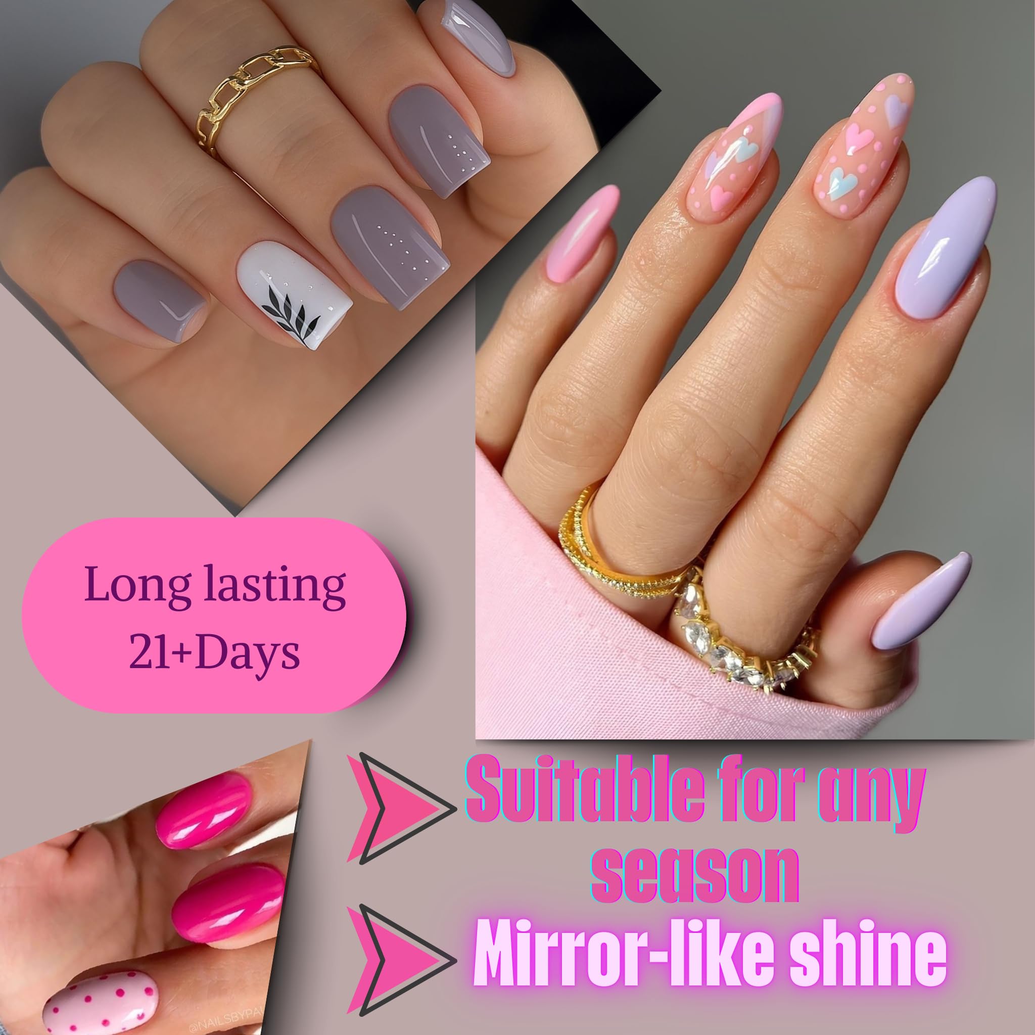 JRGel at-home manicure-application demonstrating smooth, beginner-friendly use.