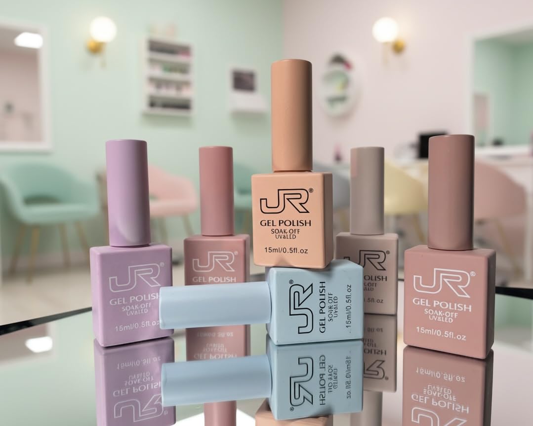 JRGel color range swatch displaying versatile shades for many looks.