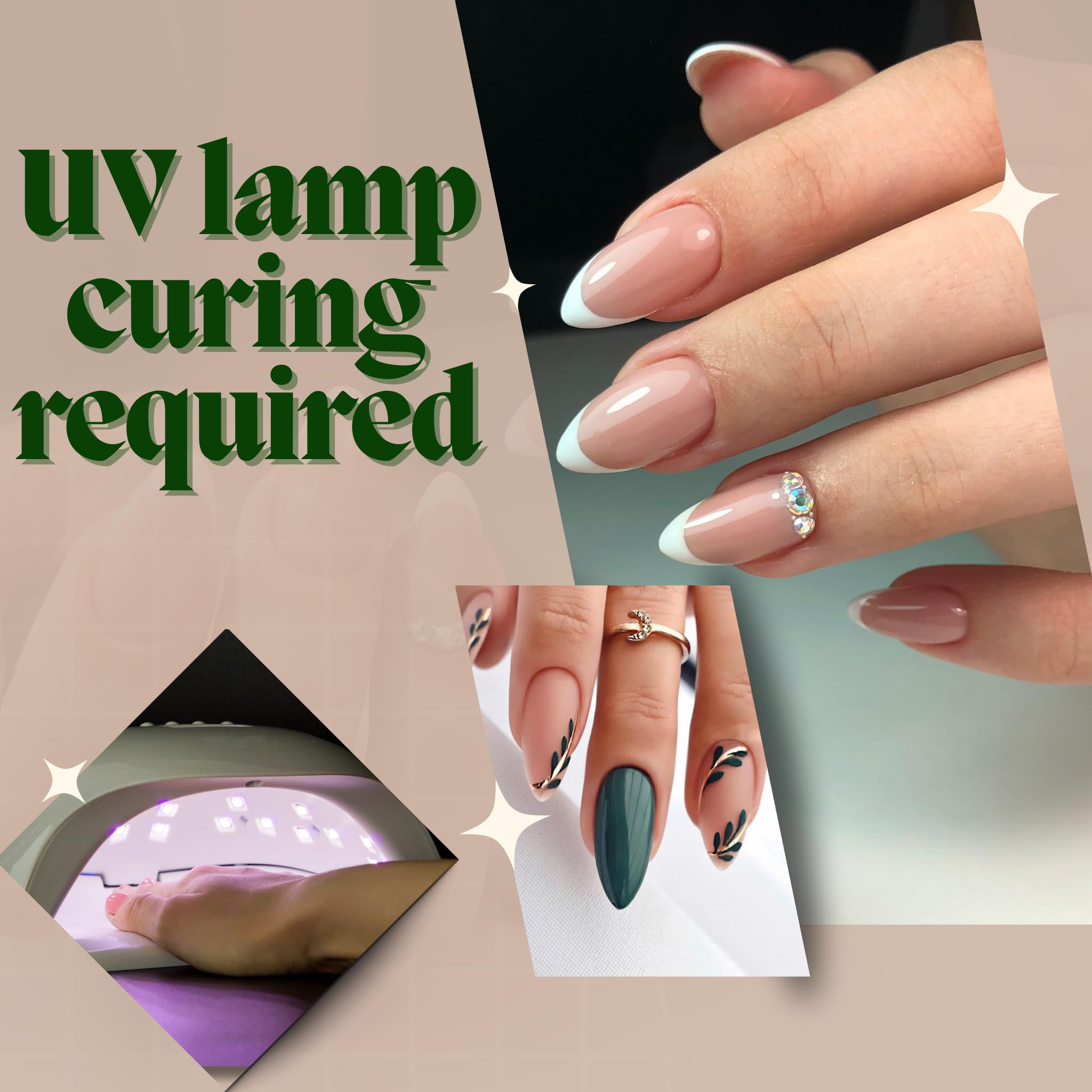 JRGel UV/LED lamp-curing session highlighting quick, durable gel wear.