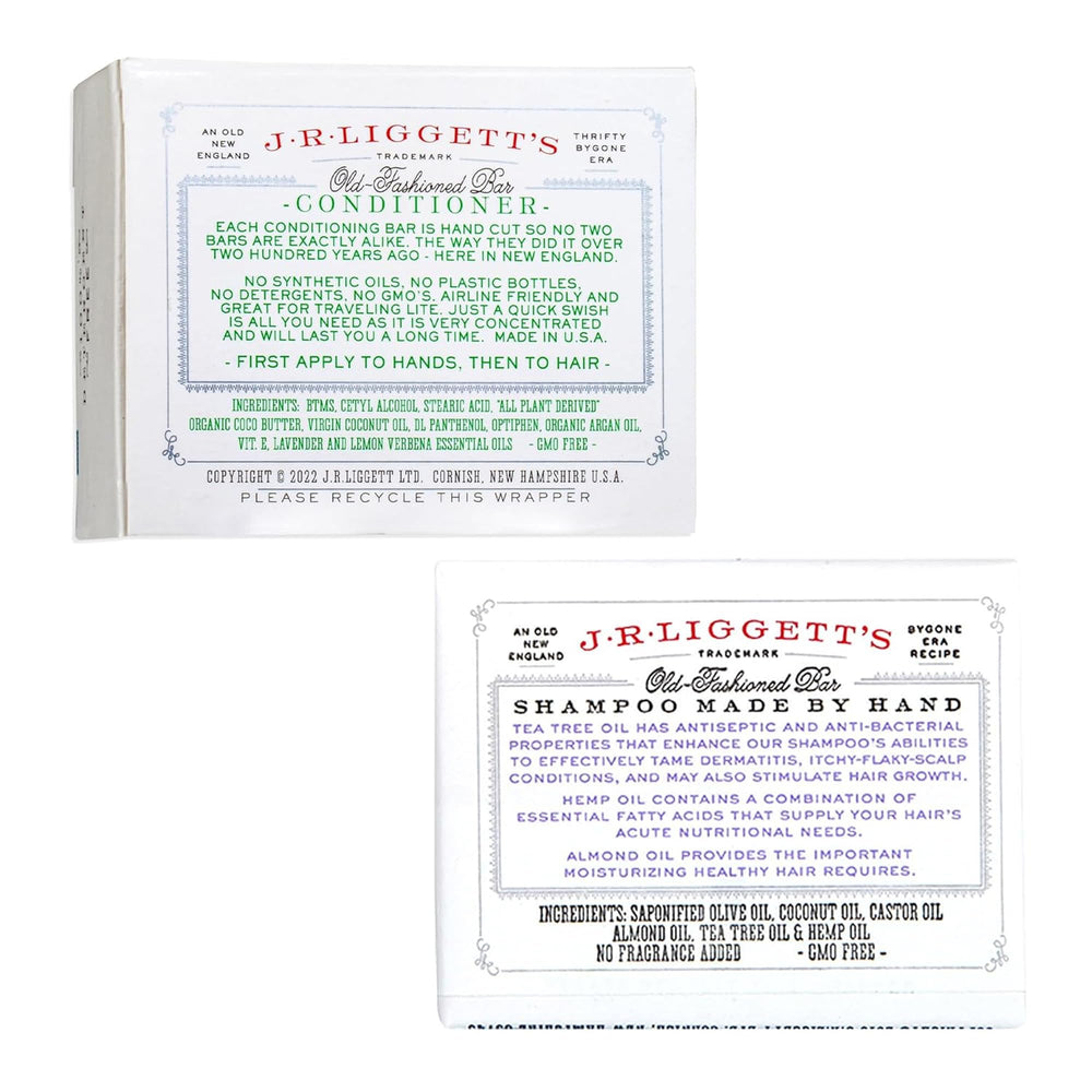 J.R.LIGGETT'S conditioner bar showcased for daily conditioning, delivering smoothness with plant-based ingredients.