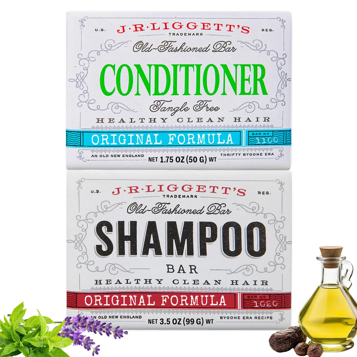 J.R.LIGGETT’S Original Shampoo Bar close-up shows gentle cleansing.