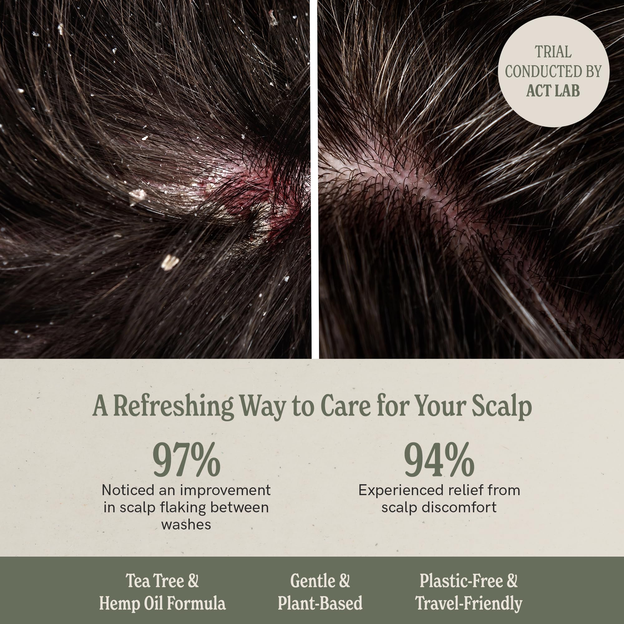 J.R.LIGGETT'S gentle shampoo bar designed for sensitive skin and mild cleansing