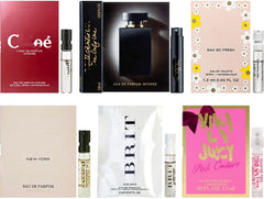 JRoBeauty fragrance sampler vials for women, ideal for travel and discovering new scents.