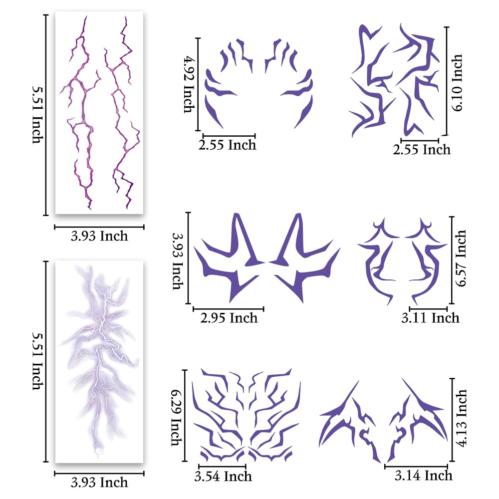 JRRZETA purple designs on skin-like patterns for hunter cosplay accuracy.