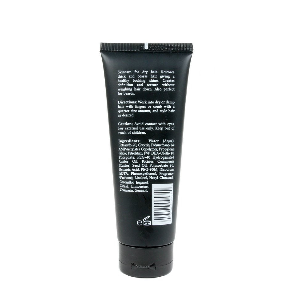 JS Sloane Hair Dressing Balm jar demonstrates easy application for all hair types