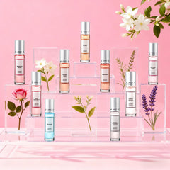 Jsykt perfume roll-on bottle highlights portable travel size convenience.