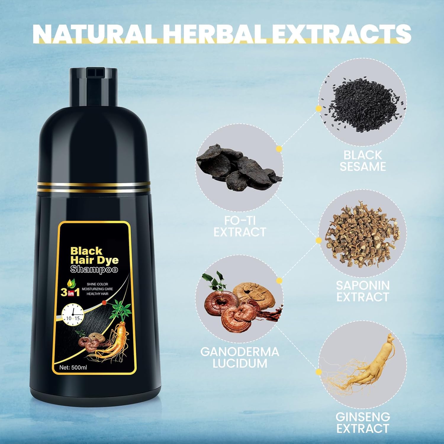 The JUANCHI 3-in-1 herbal formula packshot highlights at-home convenience.