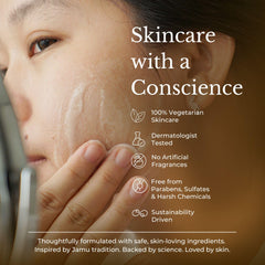 Juara Radiance Enzyme Scrub cruelty-free and paraben-free label on packaging.