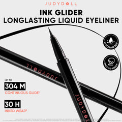 JUDYDOLL Ink Glider one-stroke jet-black for quick definition.