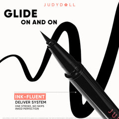 JUDYDOLL Ink Glider gentle on sensitive eyes for comfortable wear.