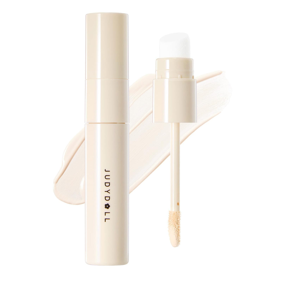 Judydoll Liquid Contour Highlighter bottle shows 2-in-1 sculpting with a natural finish