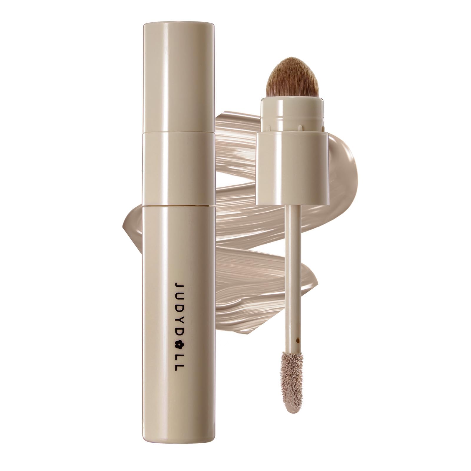Judydoll liquid contour bottle in warm cocoa adds natural shadow.