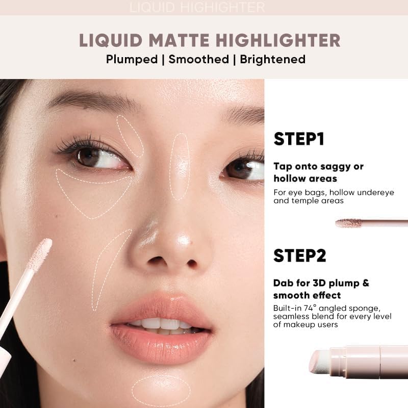 JUDYDOLL Natural matte finish delivers skin-like contour without heaviness.
