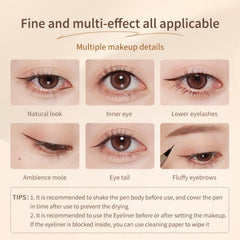JUDYDOLL deep brown swatch shows natural daily shade.