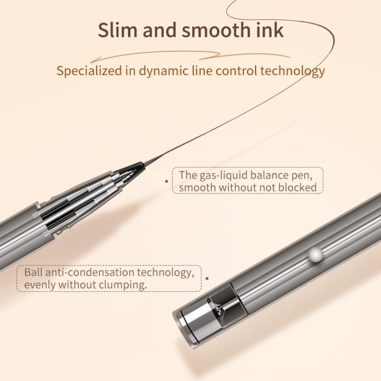 JUDYDOLL flexible brush tip enables smooth application.