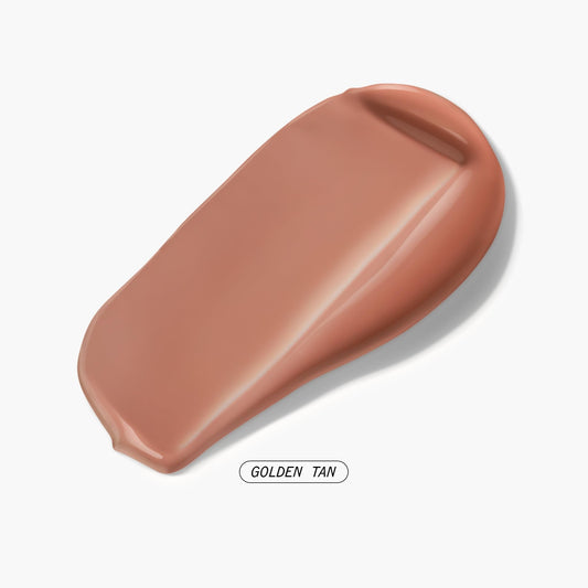 Application swatch shows buildable coverage and natural glow for daily wear.