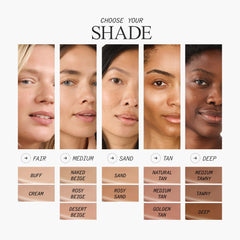 Juice Beauty Phyto-Pigments Flawless Serum Foundation application scene highlights scent-free, comfortable wear