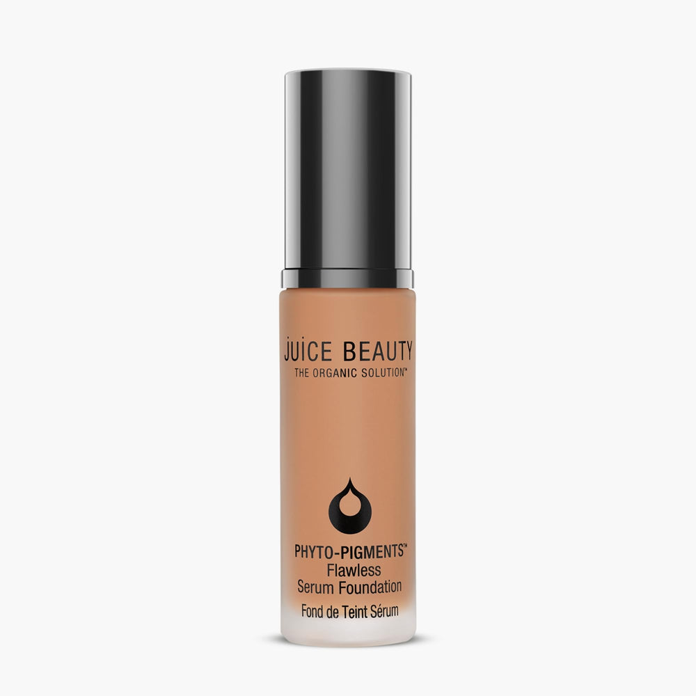 Juice Beauty Phyto-Pigments Flawless Serum Foundation bottle in Rosy Sand for an even tone.