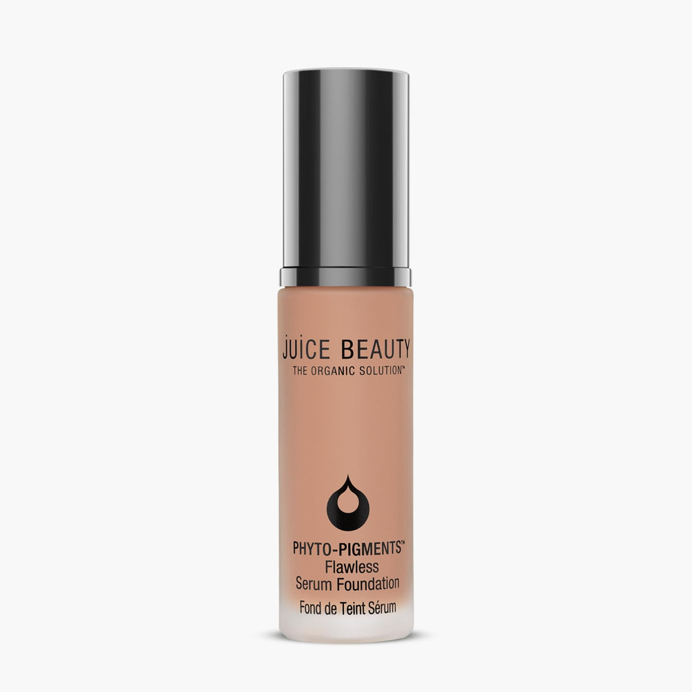 Juice Beauty Phyto-Pigments Flawless Serum Foundation bottle showing buildable coverage for radiant skin