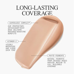 Shade 17 Medium Tan swatch on arm for natural warm-to-neutral match