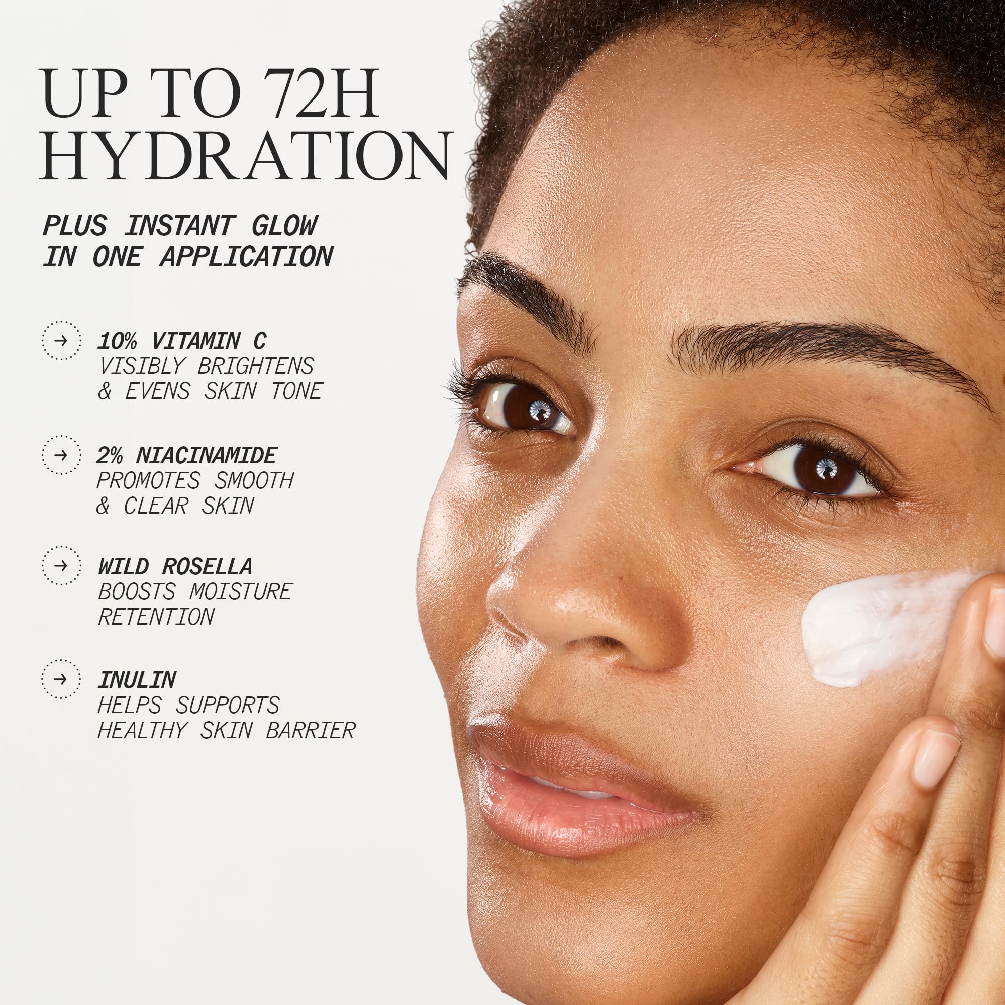 Juice Beauty PREBIOTIX 20% Vitamin C glow complex highlighted on branding.