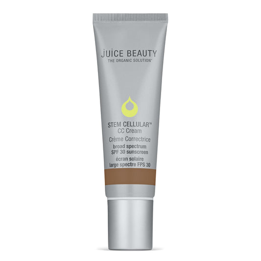 Juice Beauty Stem Cellular CC Cream SPF 30 Deep Glow bottle delivers radiant, even skin