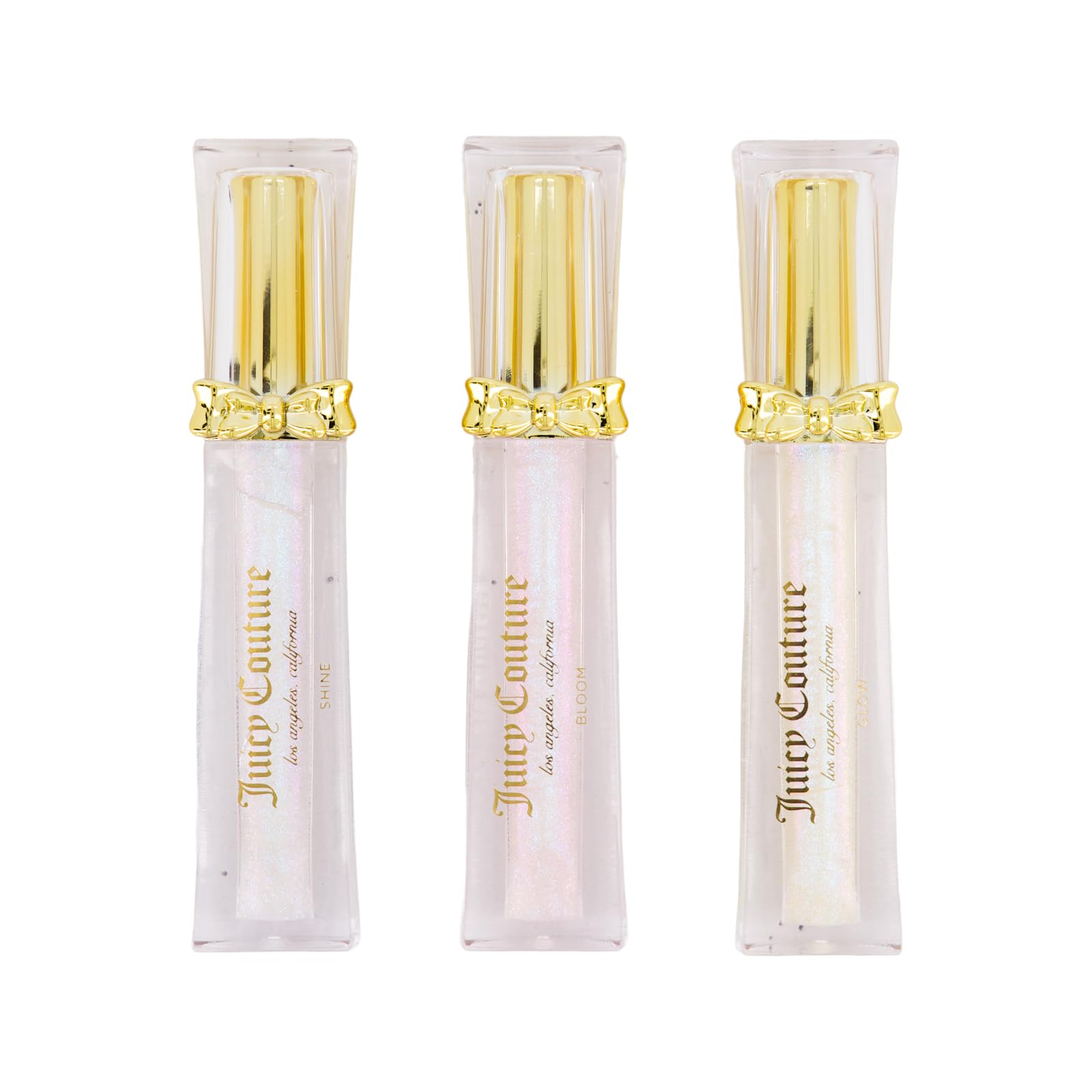 Juicy Couture Glow highlighter for an all-over dewy finish.