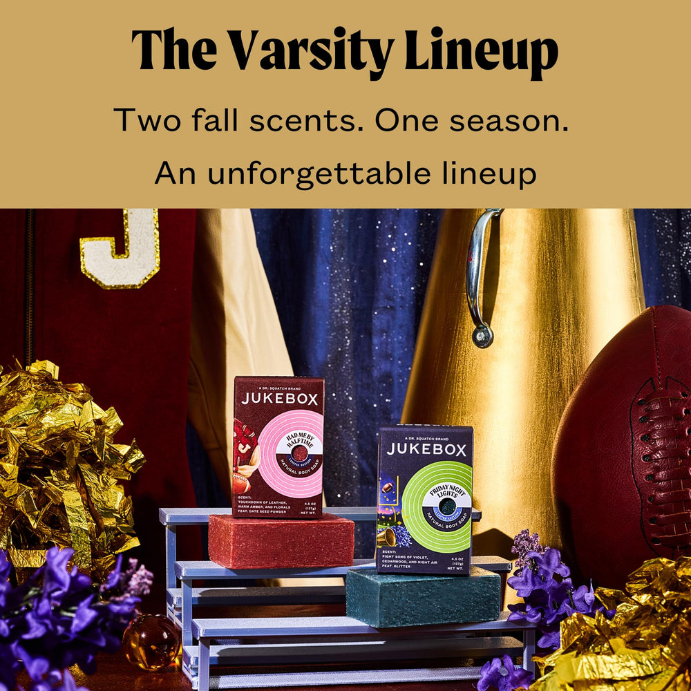 JUKEBOX Friday Night Lights lather showing medium scrub texture for balanced exfoliation.