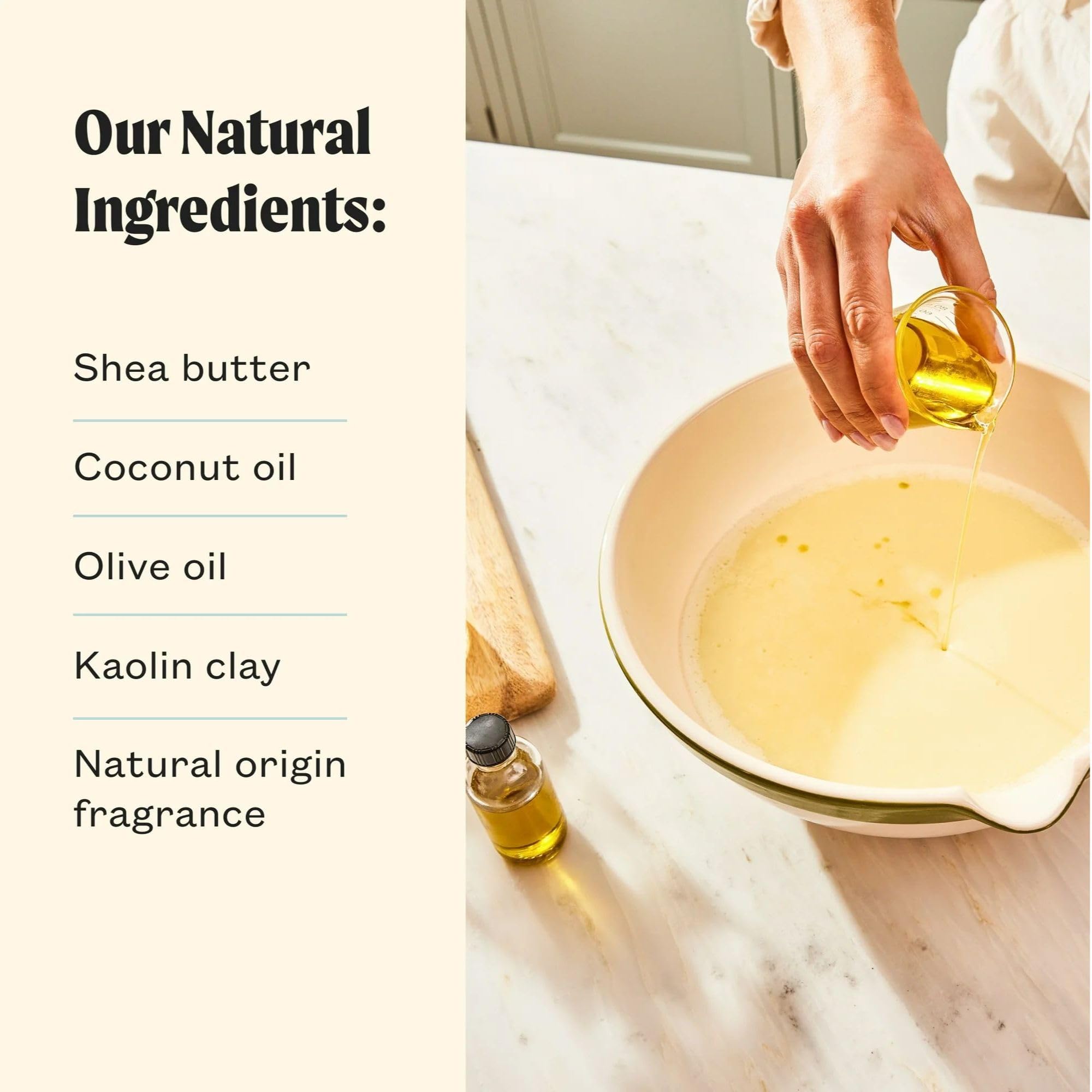Natural ingredients highlight shea butter and kaolin clay in JUKEBOX soap