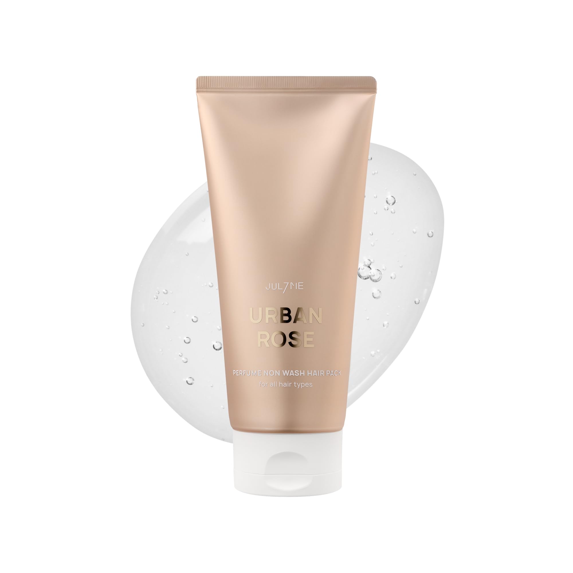 JUL7ME Urban Rose Hair Pack bottle ready for daily use.