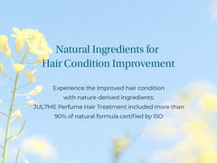 JUL7ME applying conditioner to wet hair for smoother manageability