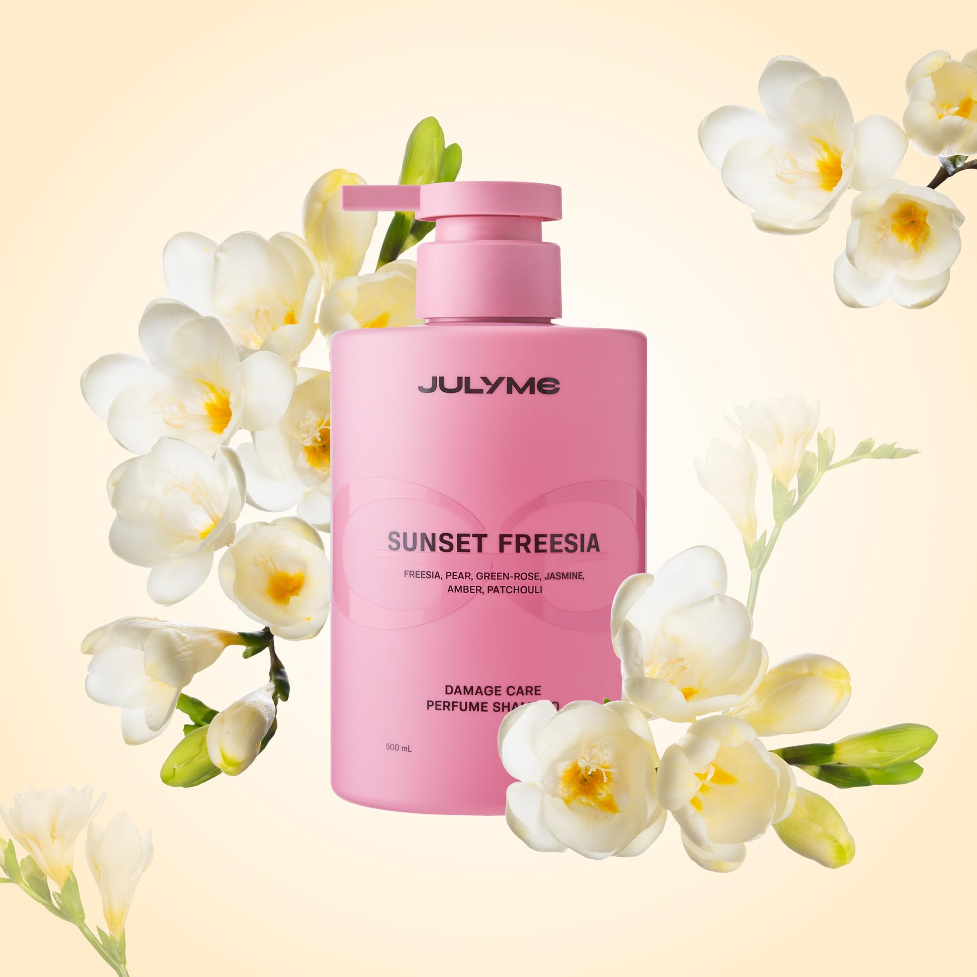 JUL7ME perfume shampoo for daily care in busy bathroom routines