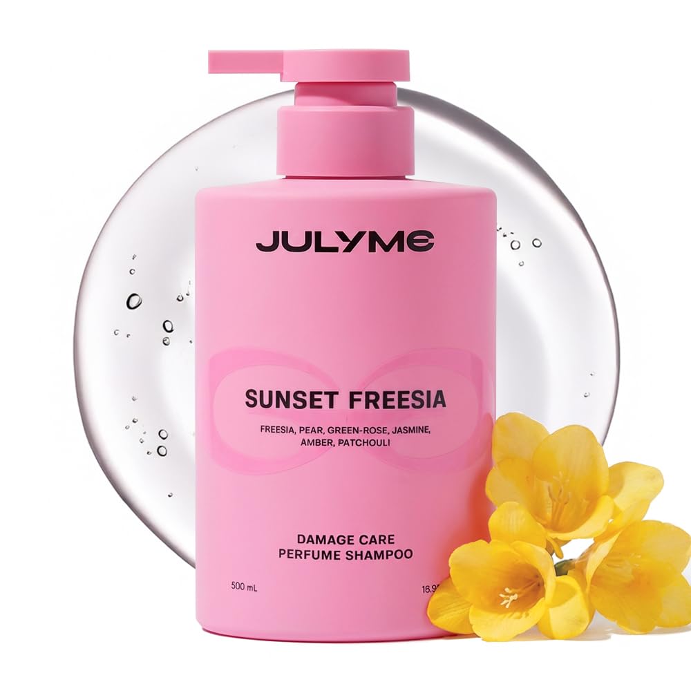 JUL7ME perfume shampoo bottle for damaged hair with nourishing fragrance