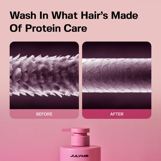 JUL7ME perfume shampoo foamy lather cleanses while preserving moisture