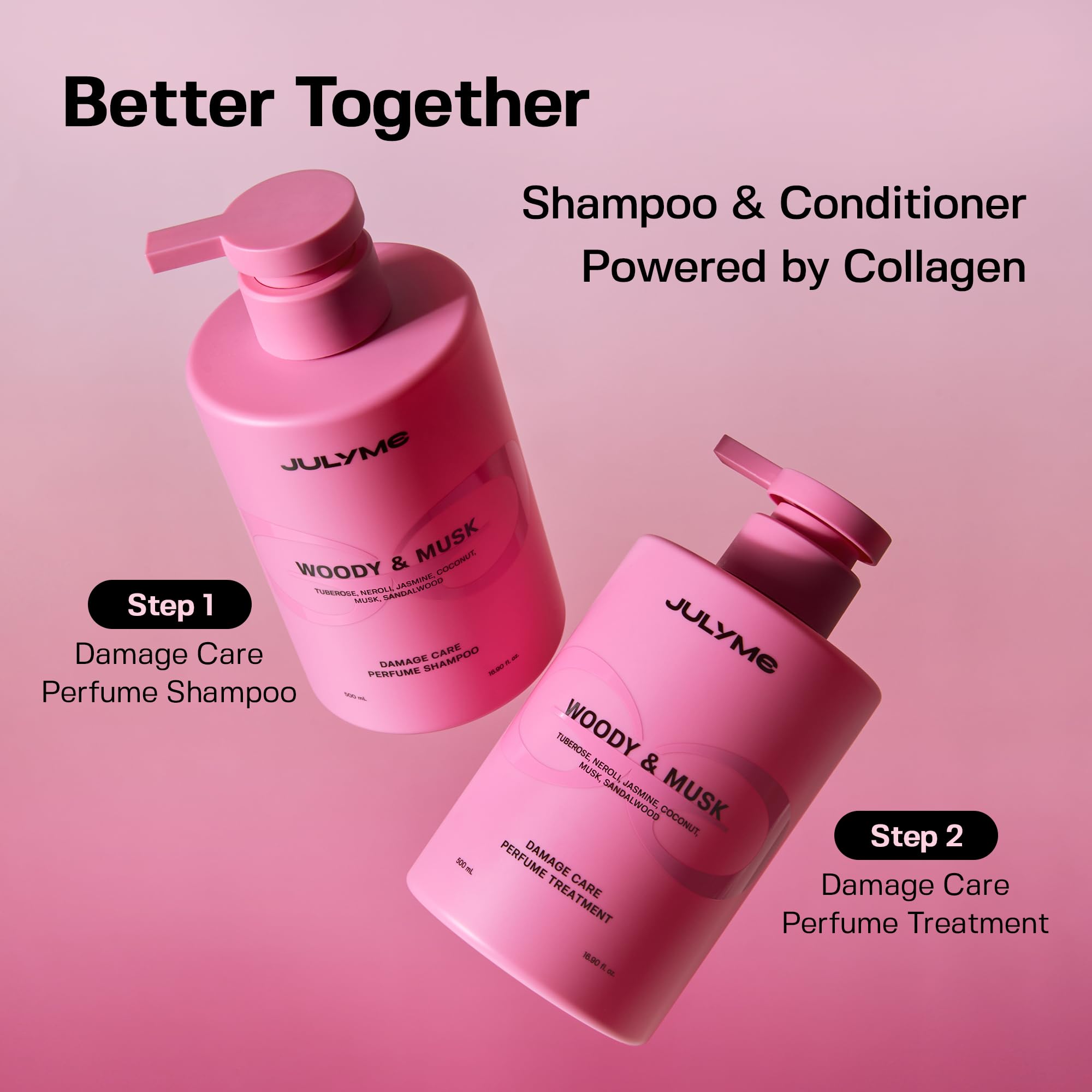 JUL7ME Sunset Freesia fragrance in perfume shampoo boosts daily routine
