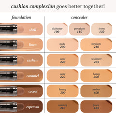 Julep Cushion Complexion Shell with vitamins B5 and E nourishes skin