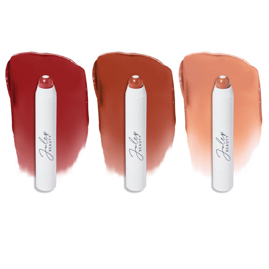 Julep It’s Balm Trio packaging showing vegan, cruelty-free lip color set.