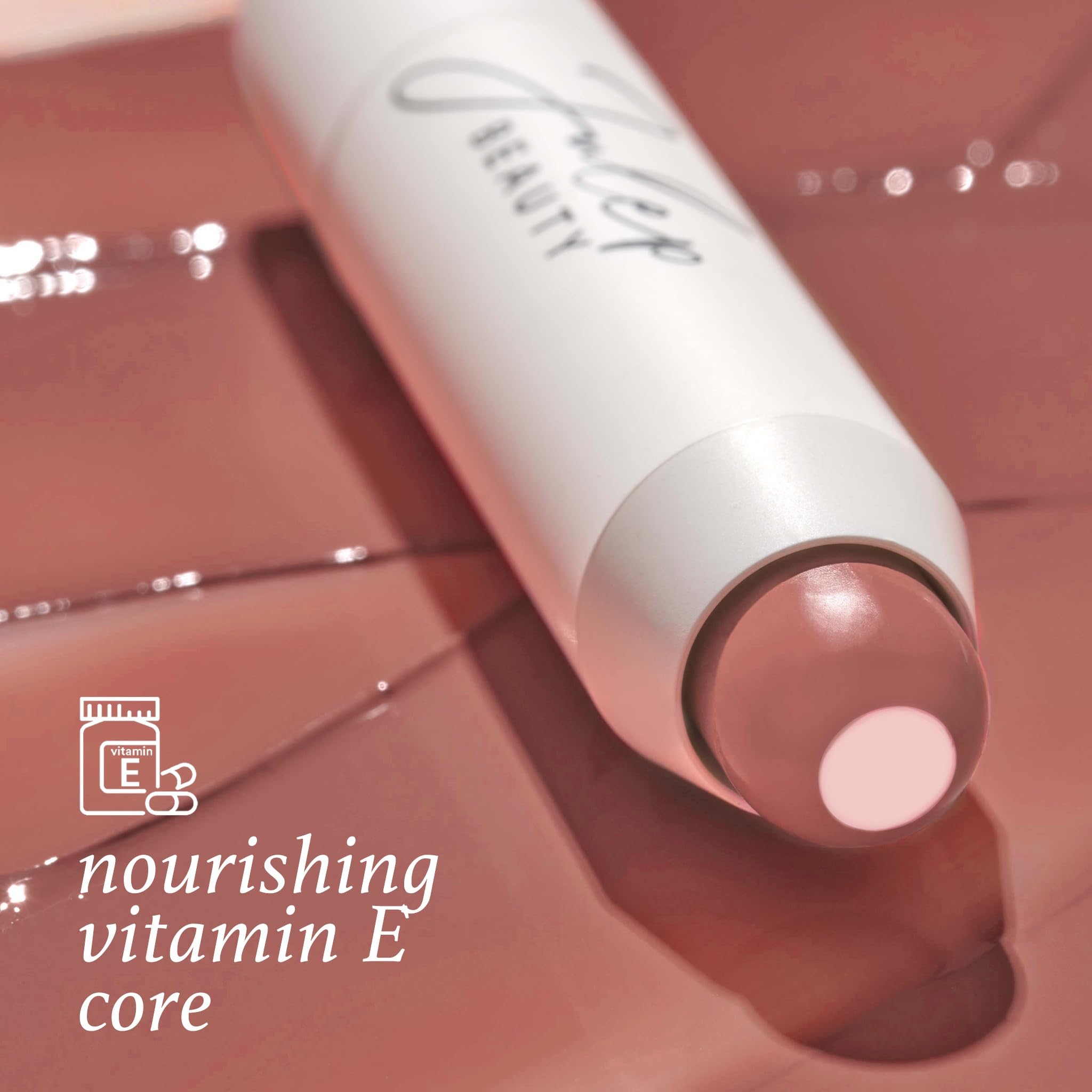 Julep lip care enriched with sunflower butter and Vitamin E for nourishing hydration.