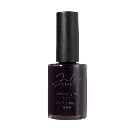 Julep Berry Mysterious bottle close-up with glossy, fast-drying shine.
