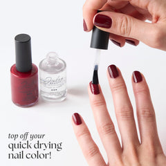 Julep Quick Drying Nail Color preps nails for smooth color application.