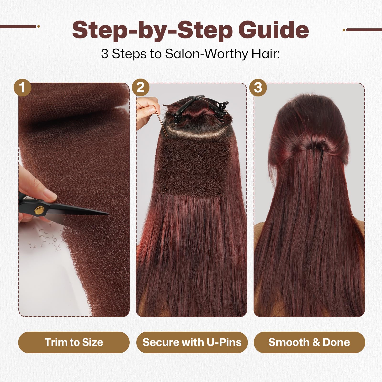 Juloviy Bobby pins offer solid hold for seamless, long-lasting updos.
