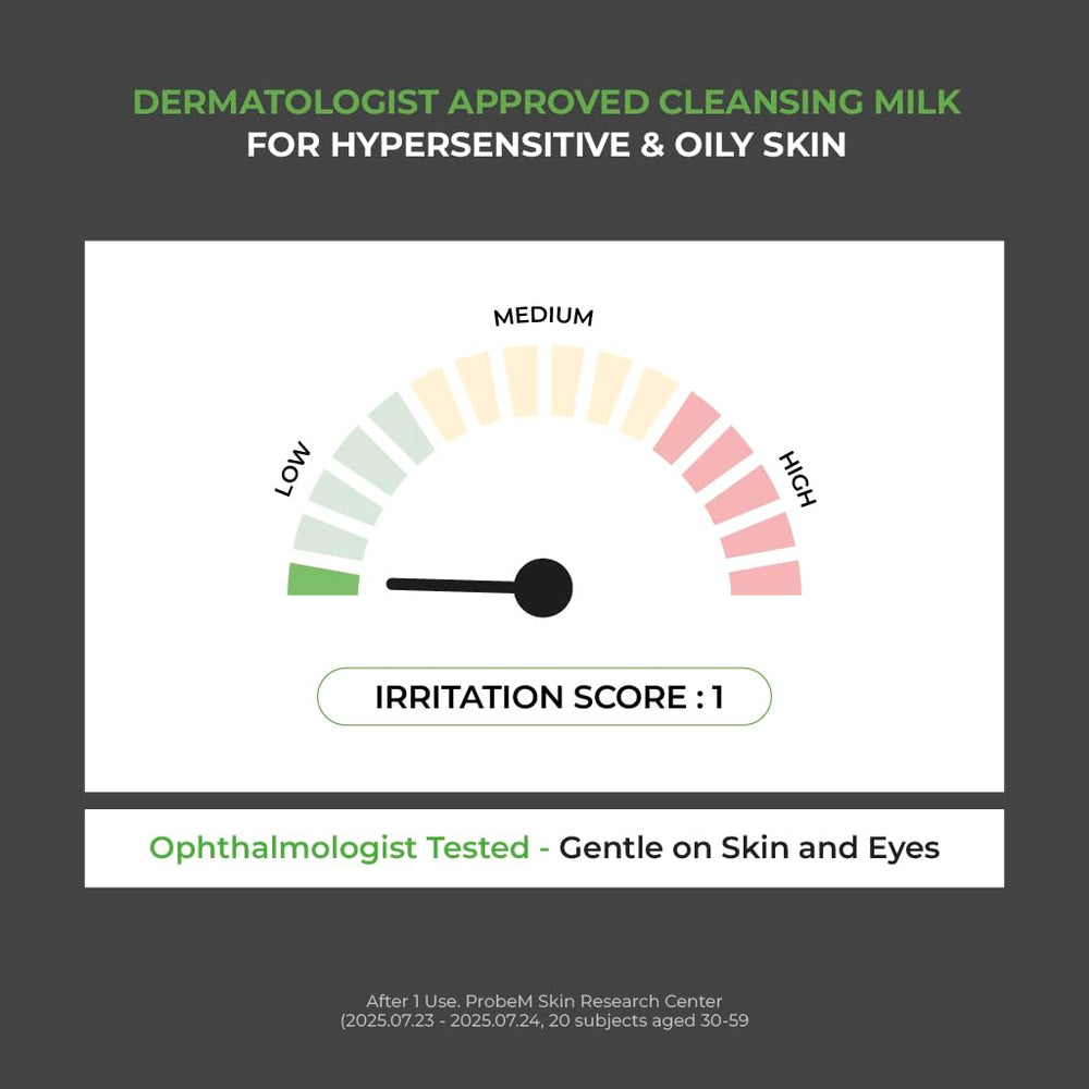 JUMISO D-Panthenol cleansing milk with 5-ceramide barrier complex protects skin