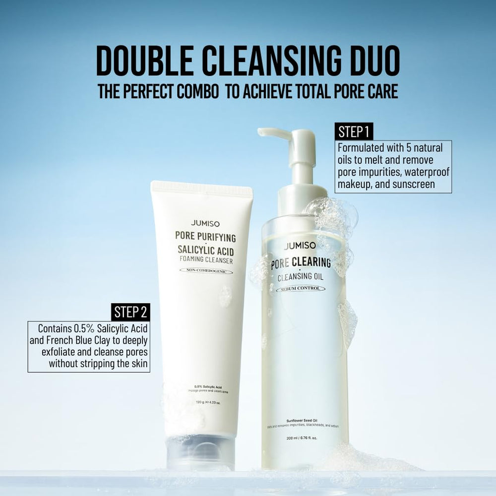 JUMISO Pore Clearing Cleansing Oil has a lightweight texture for comfortable cleansing