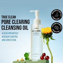 JUMISO Pore Clearing Cleansing Oil water emulsification activates for a clean, residue-free rinse