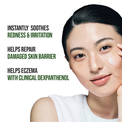 JUMISO Squalane and Cica hydration swirl indicating breathable moisture.