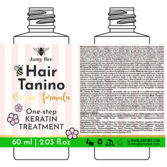 Jumybee Tanino formaldehyde-free label communicates a safer, consumer-friendly formula.