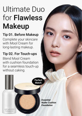 Jung Saem Mool Essential Mool Cream ceramides and panthenol support.